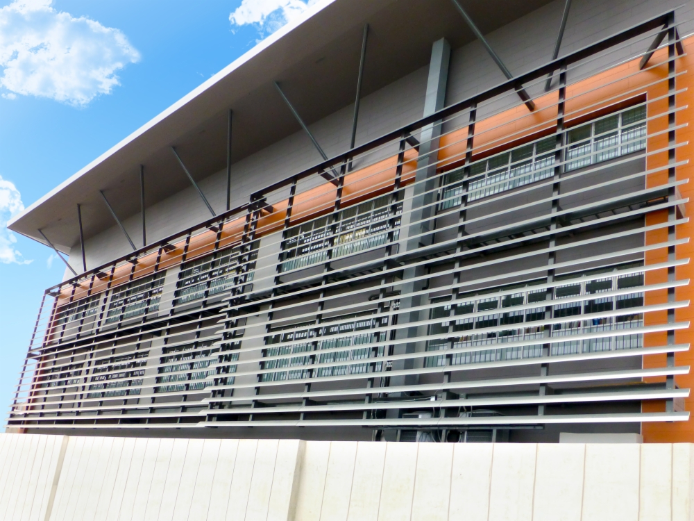 Installation of Louvers for the protection of schools in Costa Rica