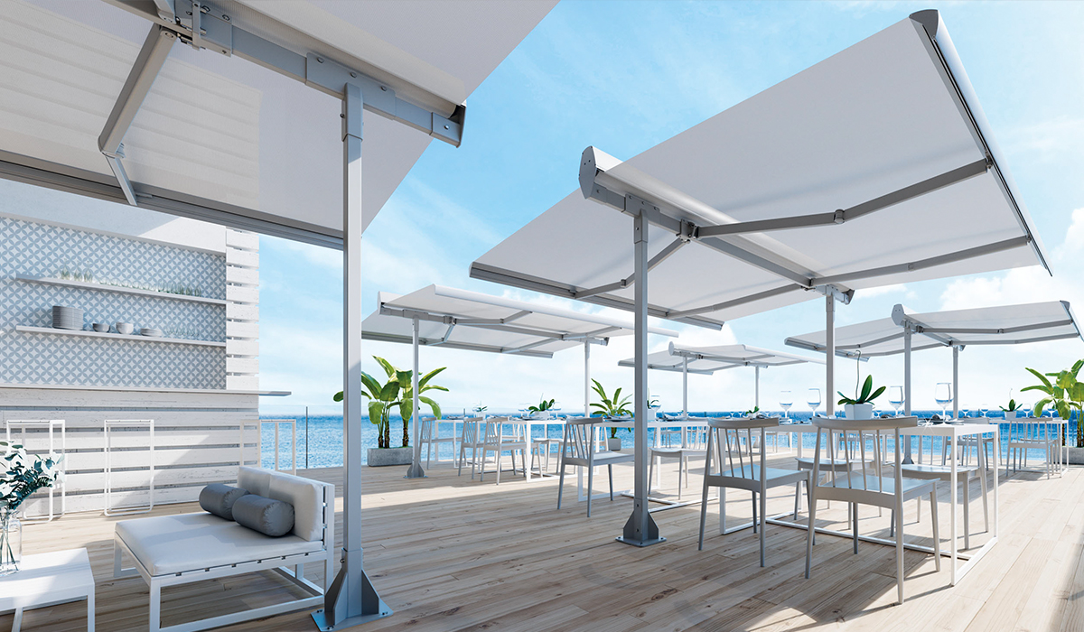 Toldo brazos extensibles Herta