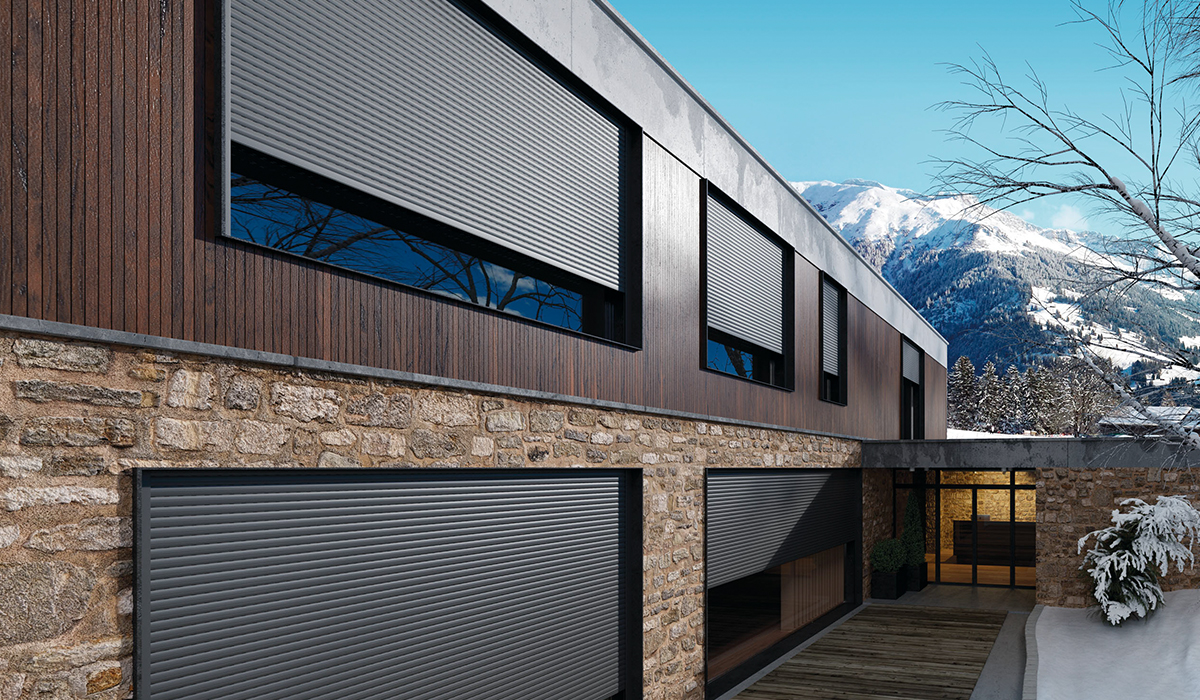 PS-85 Flat Aluminium slat for rolling doors