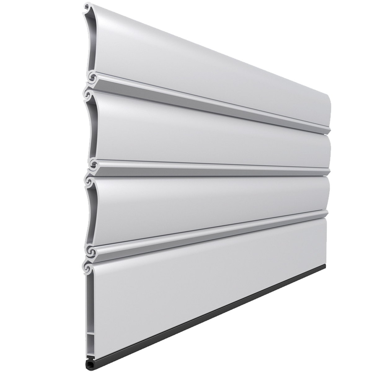 Lama de aluminio extrusionado PS-45 Autocierre