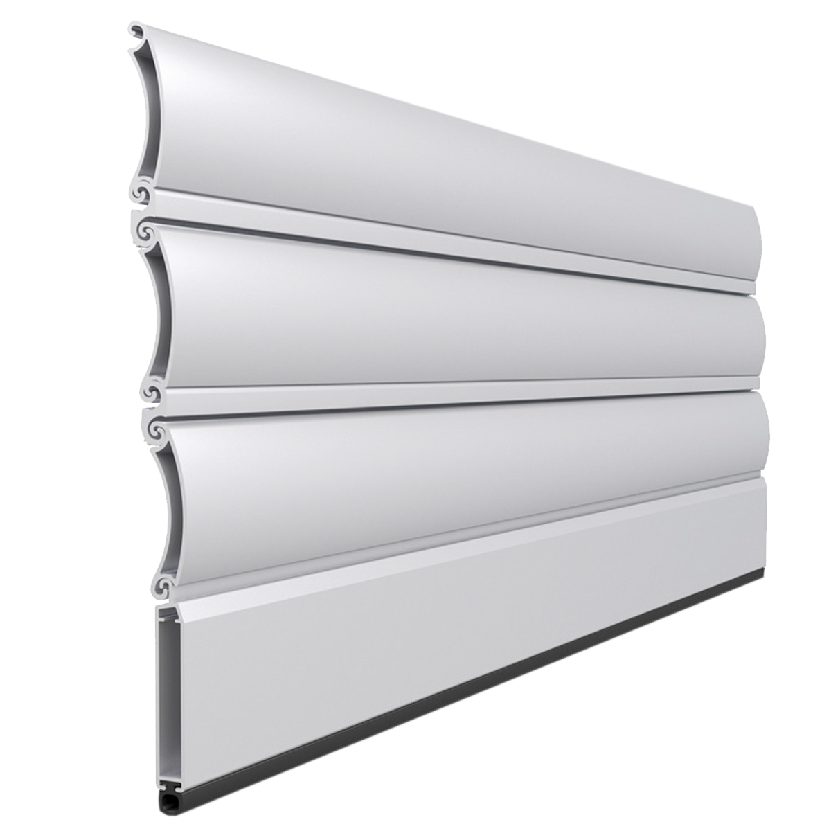 Lama de aluminio extrusionado PS-40 Autocierre