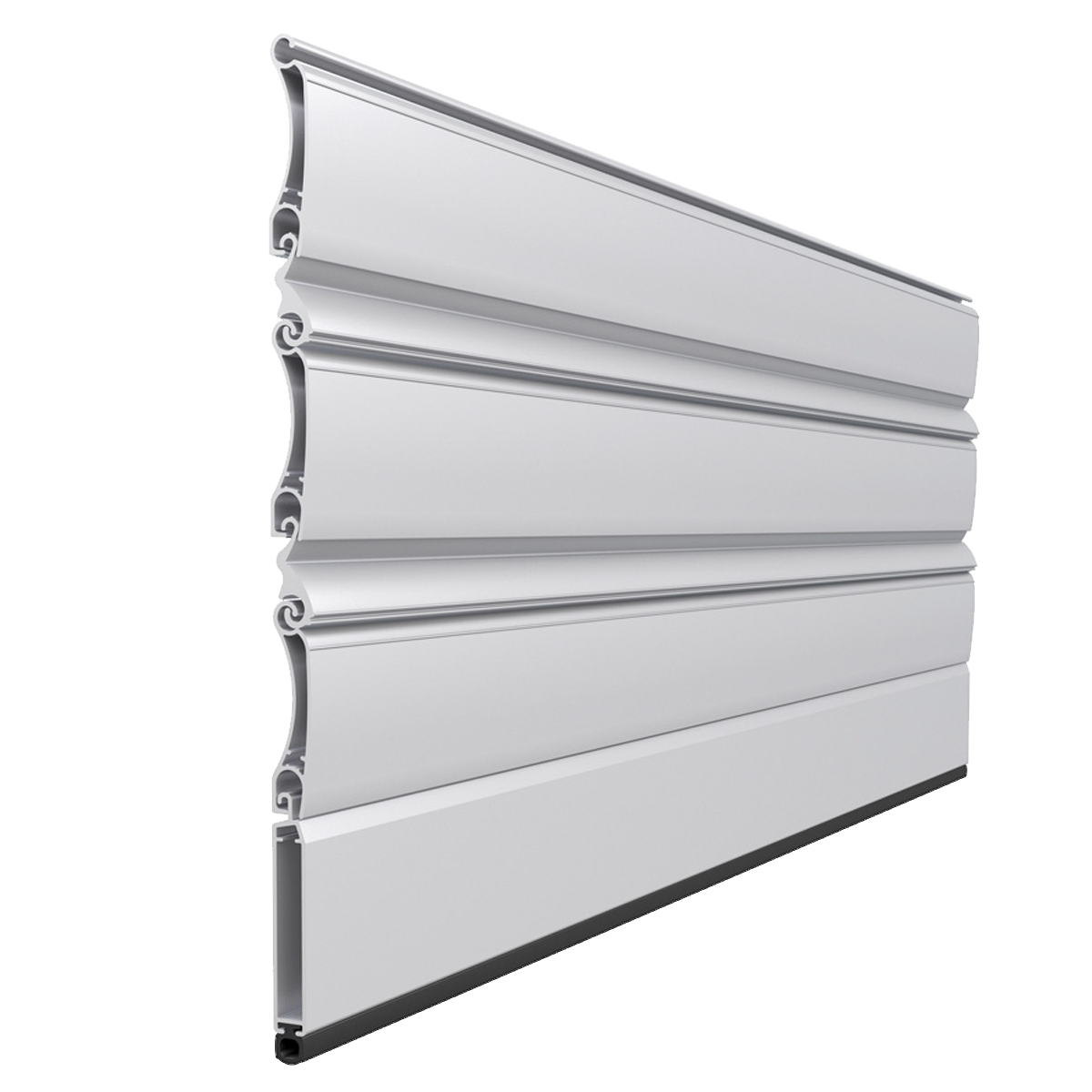 Lama de aluminio extrusionado PS-48 Autocierre