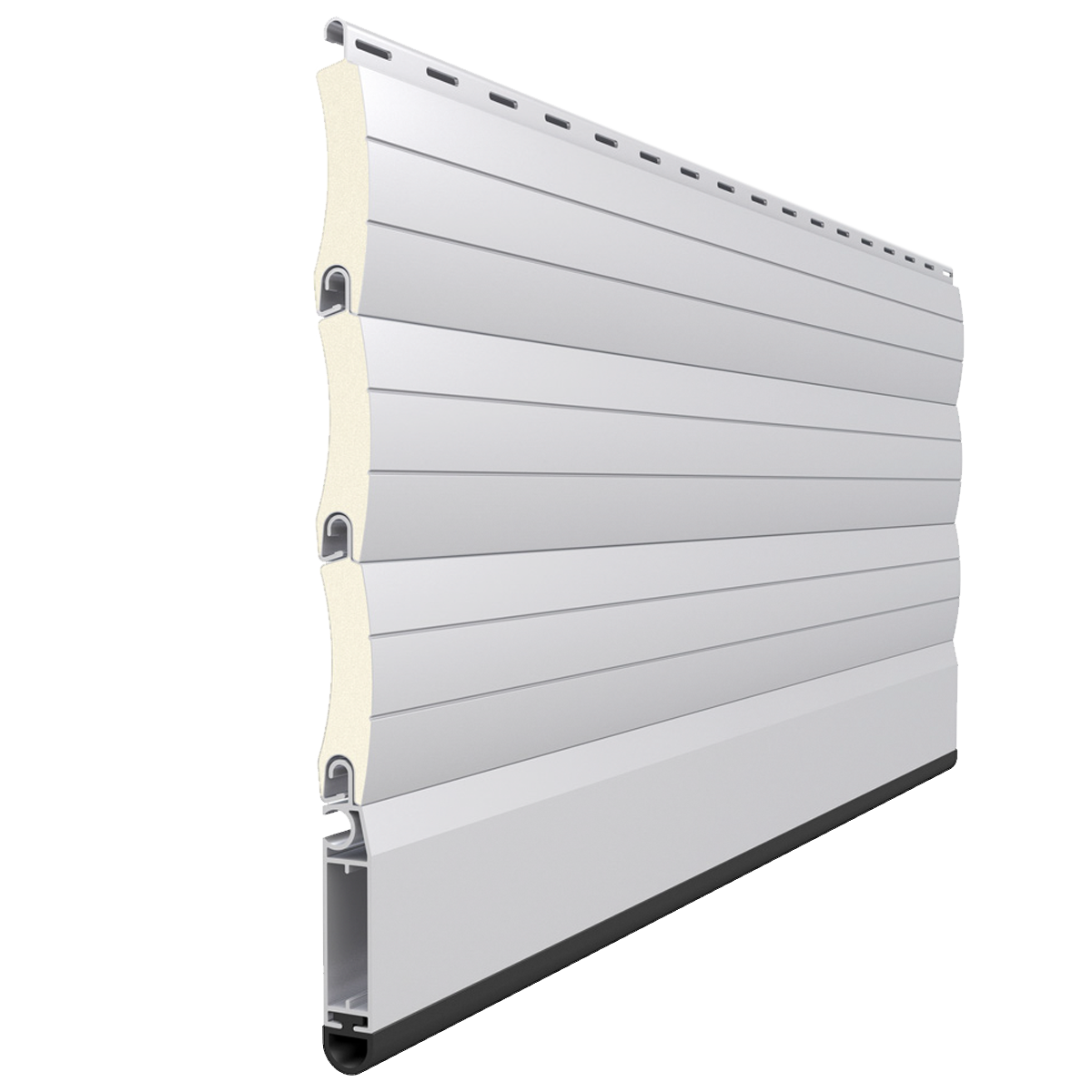 Lama de aluminio perfilado Alugix-55