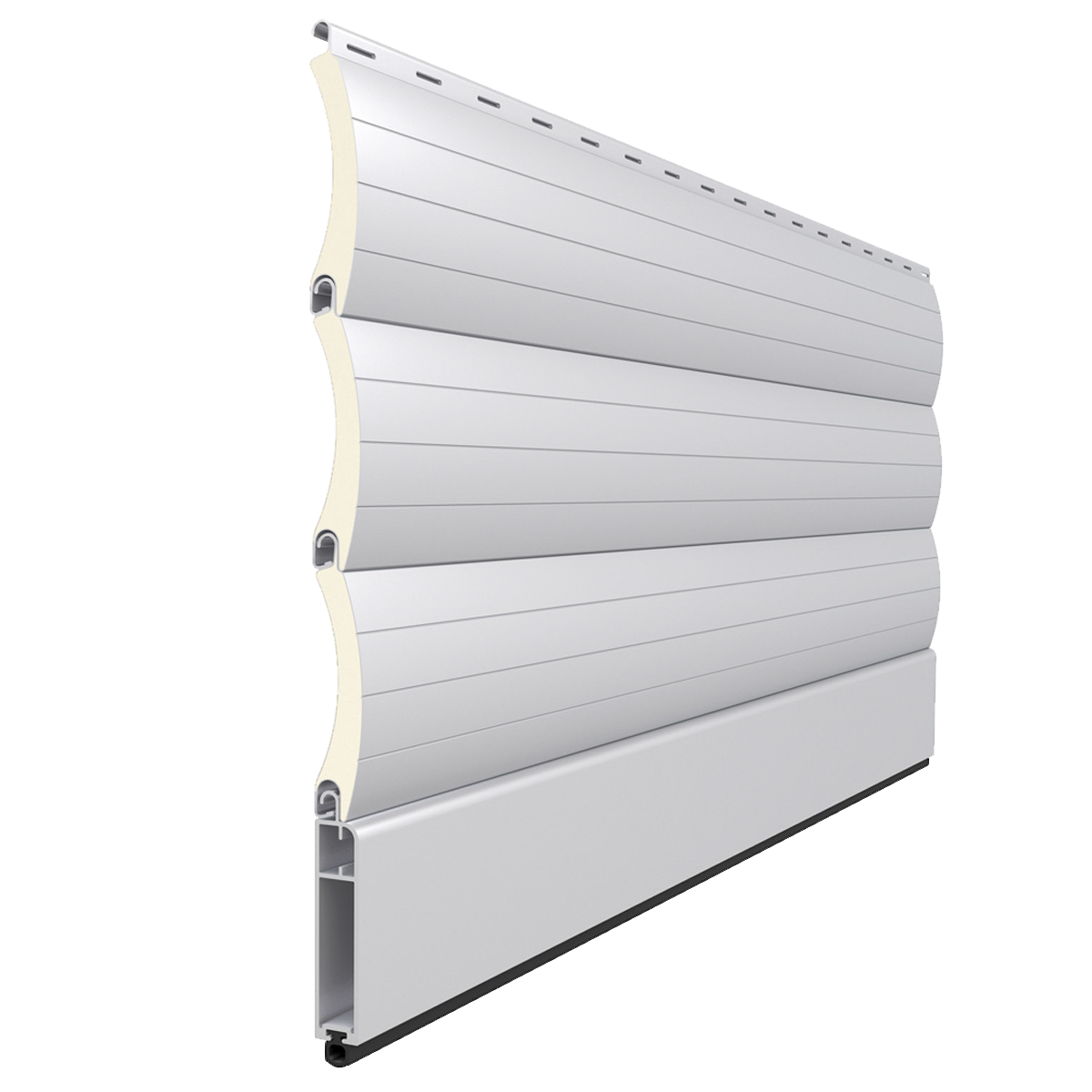 Lama de aluminio perfilado Alugix-56
