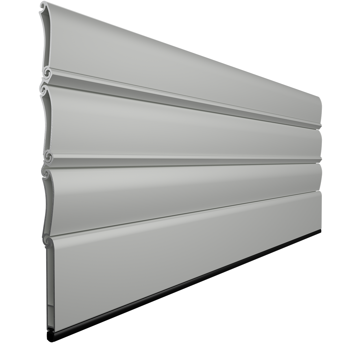 Lama de aluminio extrusionado PS-45 Autocierre