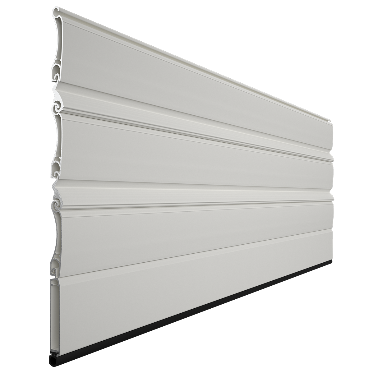 Lama de aluminio extrusionado PS-48 Autocierre