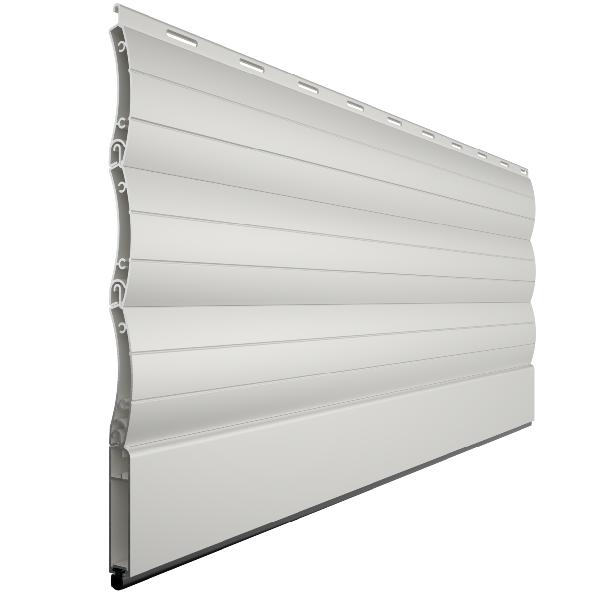 Lama de aluminio para puerta enrollable PS-55 S