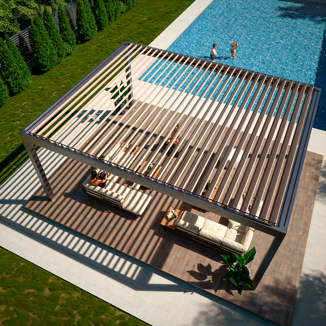 Nueva Pérgola Bioclimática P-230 de grandes dimensiones