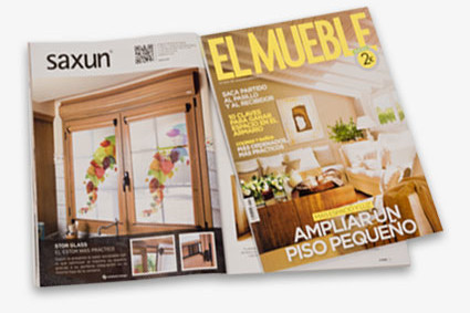 Saxun dans le magazine El Mueble