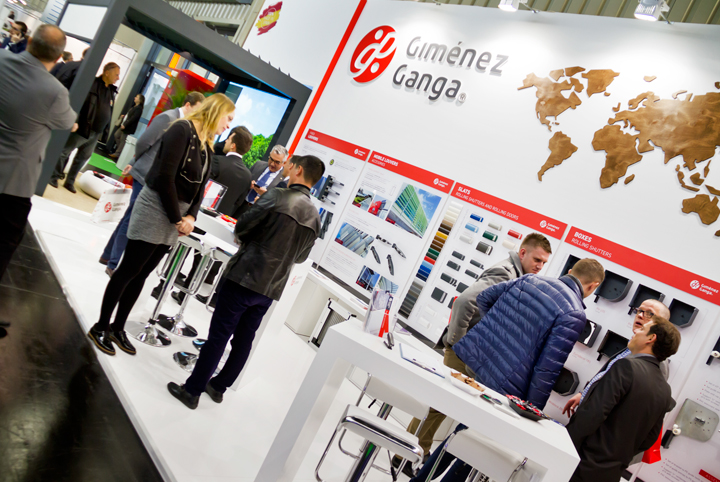 Participation très positive de Giménez Ganga au salon Fensterbau Frontale de Nuremberg