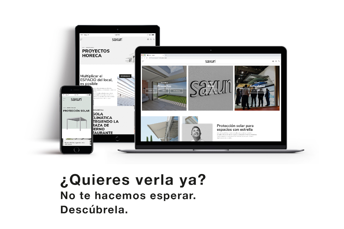 Saxun presenta su nueva web