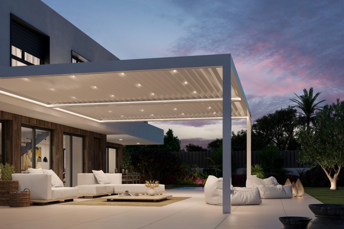 We renew the lighting of our Bioclimatic Pergolas